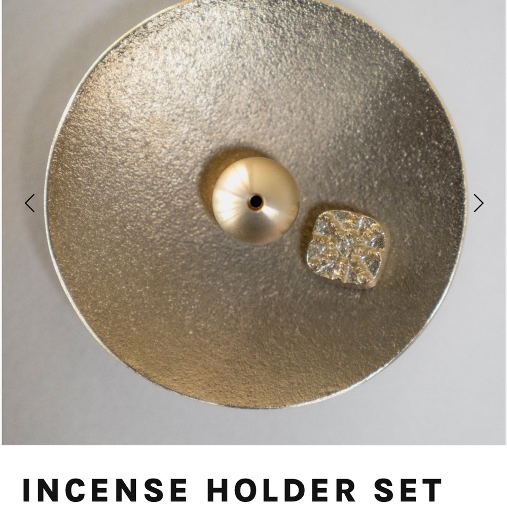 POJ Studio Gold Incense Holder Set, from Japan - Picture 5 of 10